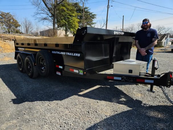 Our brand new Southland dump trailer